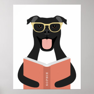 Personalisierter Pitbull-Druck Poster