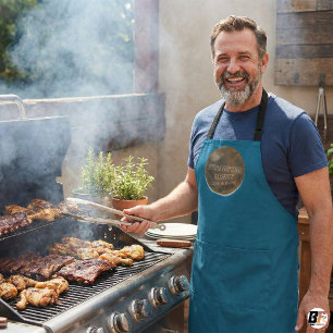 Personalisierter Pitmaster Henry BBQ Benutzername Schürze