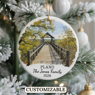 Personalisierter Plano-Schmuck, Individuelles Texa Keramik Ornament
