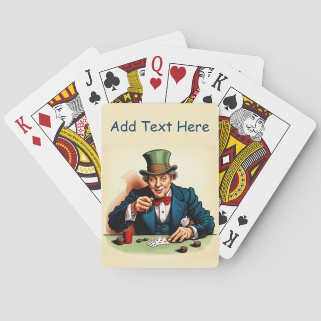 Personalisierter Poker Spielkarten (Rückseite)