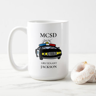 Personalisierter Polizeibeamter Tasse