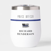 Personalisierter Polizeibeamter Thin Blue Line
