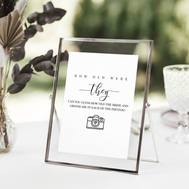 Personalisierter Polterabend "Wie alt sind sie? Poster (Von Creator hochgeladen)