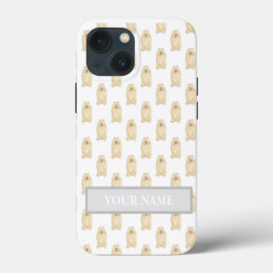 Personalisierter Pomeranian-Hund iPhone 13 Mini Hülle