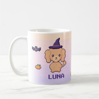 Personalisierter Poodle Halloween-Becher Kaffeetasse