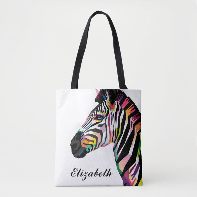 Personalisierter Pop Art Zebra (Vorderseite)