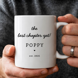 Personalisierter Poppy-Becher Neues Opa-Geschenk Kaffeetasse