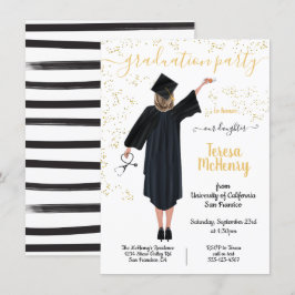 Personalisierter Portrait Nurse Medical Abschluss Einladung