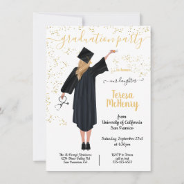 Personalisierter Portrait Nurse Medical Abschluss Einladung