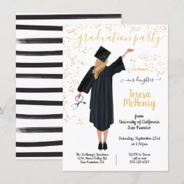 Personalisierter Portrait Nurse Medical Abschluss Einladung