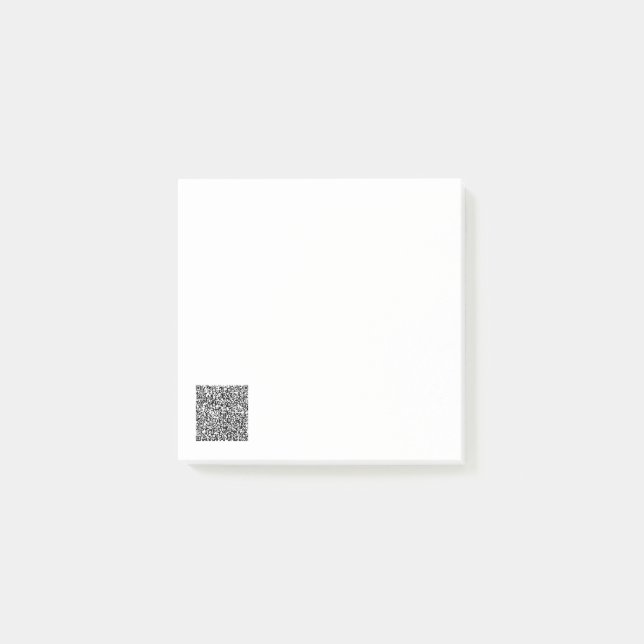 Personalisierter Post-It-Notizen für Ihren QR-Code Post-it Klebezettel (Vorderseite)