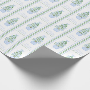 Personalisierter Preppy Christmas Tree Individuell Geschenkpapier