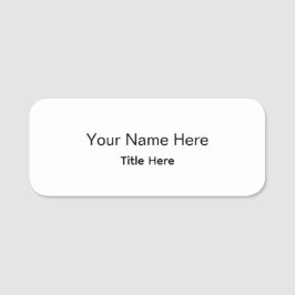 Personalisierter professioneller Mitarbeiter Magne Namensschild