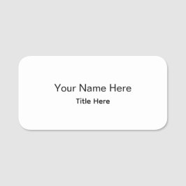 Personalisierter professioneller Mitarbeiter Magne Namensschild