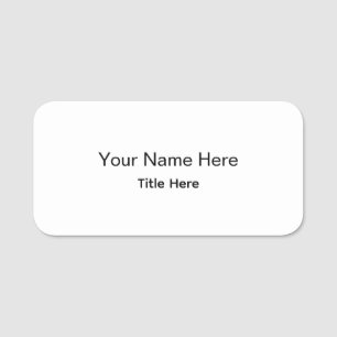 Personalisierter professioneller Mitarbeiter Magne Namensschild
