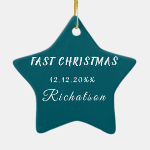 personalisierter professioneller Weihnachts-Kerami Keramik Ornament
