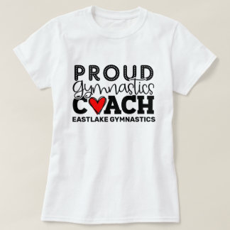 Personalisierter Proud Gymnastik Coach T - Shirt