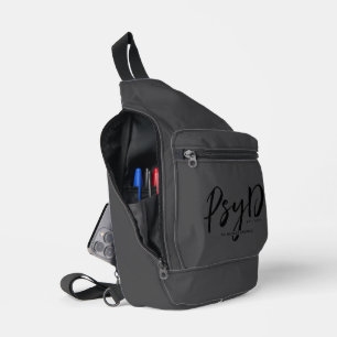 Personalisierter PsyD-Doktor der Psychologie Crossbody Bag