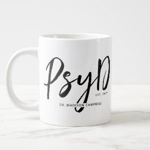 Personalisierter PsyD-Doktor der Psychologie Jumbo-Tasse