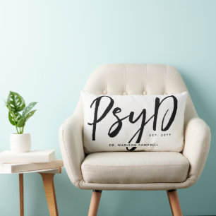 Personalisierter PsyD-Doktor der Psychologie Lendenkissen