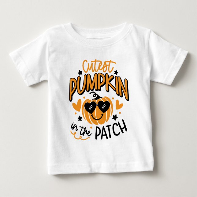 Personalisierter Pumpkin-Baby-T - Shirt (Vorderseite)
