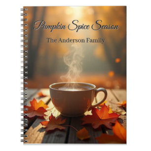 Personalisierter Pumpkin-Gewürz-Herbst Notizblock