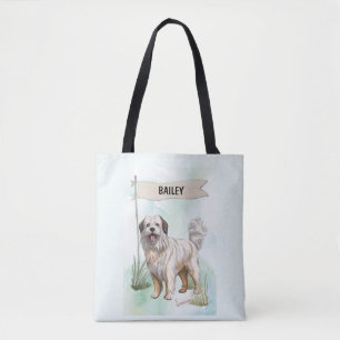 Personalisierter Pyrenäen-Schäferhund Wasserfarben