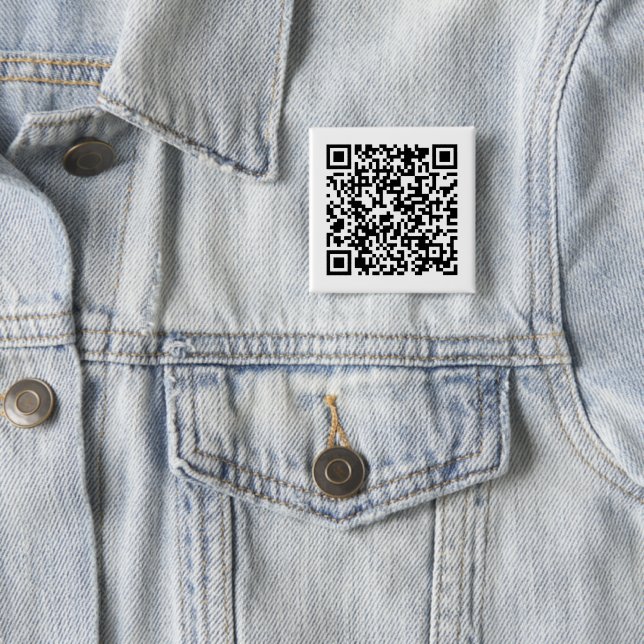Personalisierter QR-Code Benutzerdefinierter URL-P Button (Beispiel)