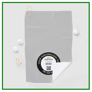 Personalisierter QR-Code für kundenspezifisches Fi Golfhandtuch