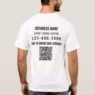 Personalisierter QR-Code Social Media Business Eve T-Shirt