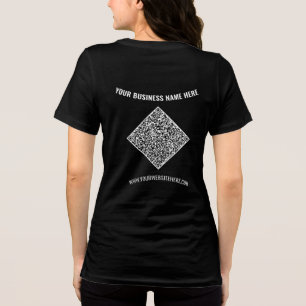 Personalisierter QR-Code und benutzerdefiniertes T Tri-Blend Shirt