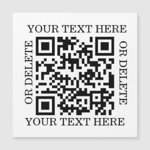 Personalisierter QR-Code zum Scannen Magnetkarte