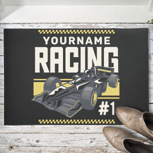 Personalisierter Racing Team Fast Race Car Treiber Fußmatte