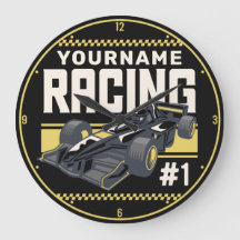 Personalisierter Racing Team Fast Race Car Treiber