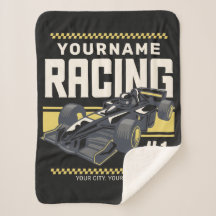 Personalisierter Racing Team Fast Race Car Treiber
