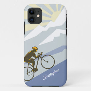 Personalisierter Radfahrer auf dem Mountainbike Case-Mate iPhone Hülle