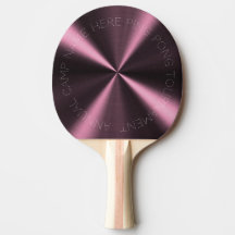 Personalisierter radialer metallischer Look - Rosa