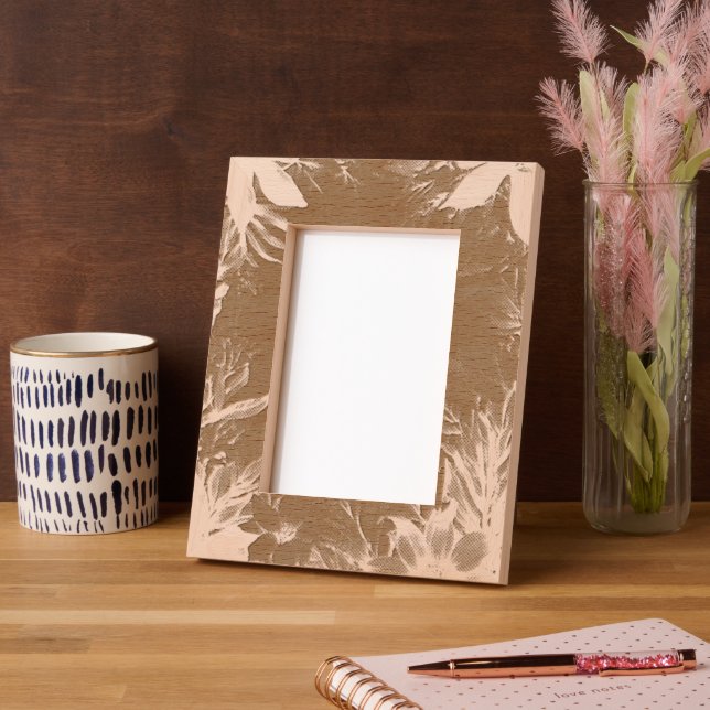 Personalisierter Rahmen für den Blumenlaserschnitt (Links)