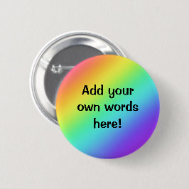Personalisierter Rainbow-Button Button