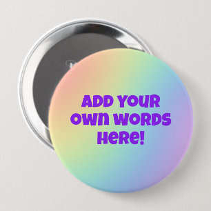 Personalisierter Rainbow-Button Button