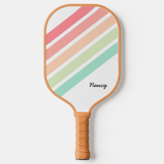 Personalisierter Rainbow-Name Custom Pickleball Pa Schläger