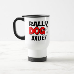 Personalisierter Rally-Hund Gehorsam Sport Reisebecher