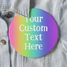 Personalisierter Regenbogen-Button-On-Button