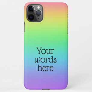 Personalisierter Regenbogen iPhone 11Pro Max Hülle