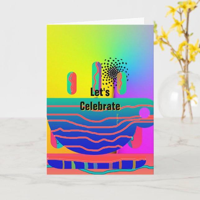Personalisierter Regenbogen-Kaffeebecher mit Innen Karte (Gelbe Blume)