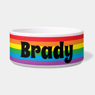 Personalisierter Regenbogen Napf