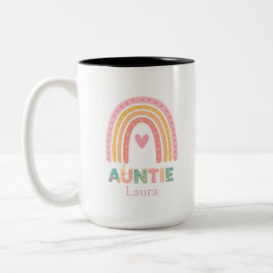 Personalisierter Regenbogen-Tasse-Geschenk für Tan Zweifarbige Tasse