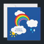 Personalisierter Regenbogen, Wolken, Regen und Son<br><div class="desc">Ein wunderschönes,  helles Wettermotiv inklusive Regenbogen,  weiße,  flauschige Wolken,  Regen und Sonnenschein. Das perfekte Muster,  um Ihnen ein Lächeln ins Gesicht zu bringen.</div>