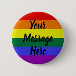 Personalisierter Regenbogenknopf Button
