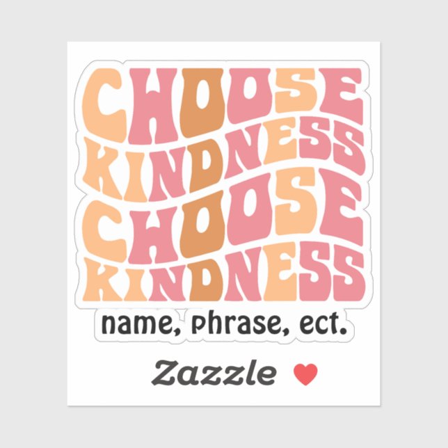 Personalisierter Retro-Aufkleber Aufkleber (Blatt)